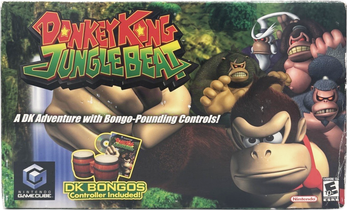 Donkey Kong Jungle Beat Pak (with DK Bongos) – American