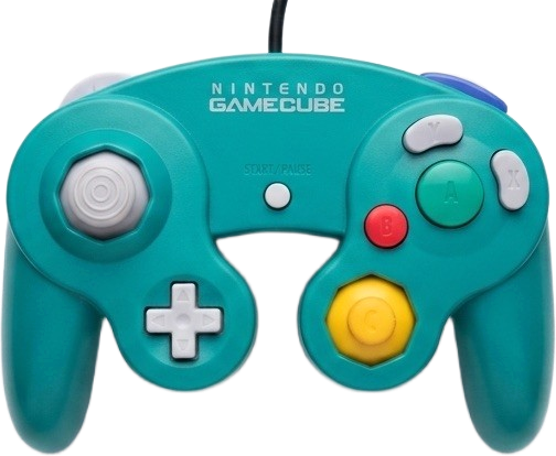 GameCube Controller – Emerald Blue