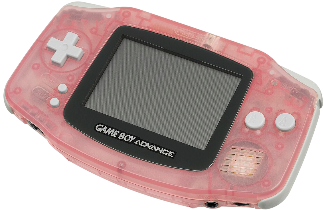 Game Boy Advance Loose Console – Fuschia (Clear Pink)
