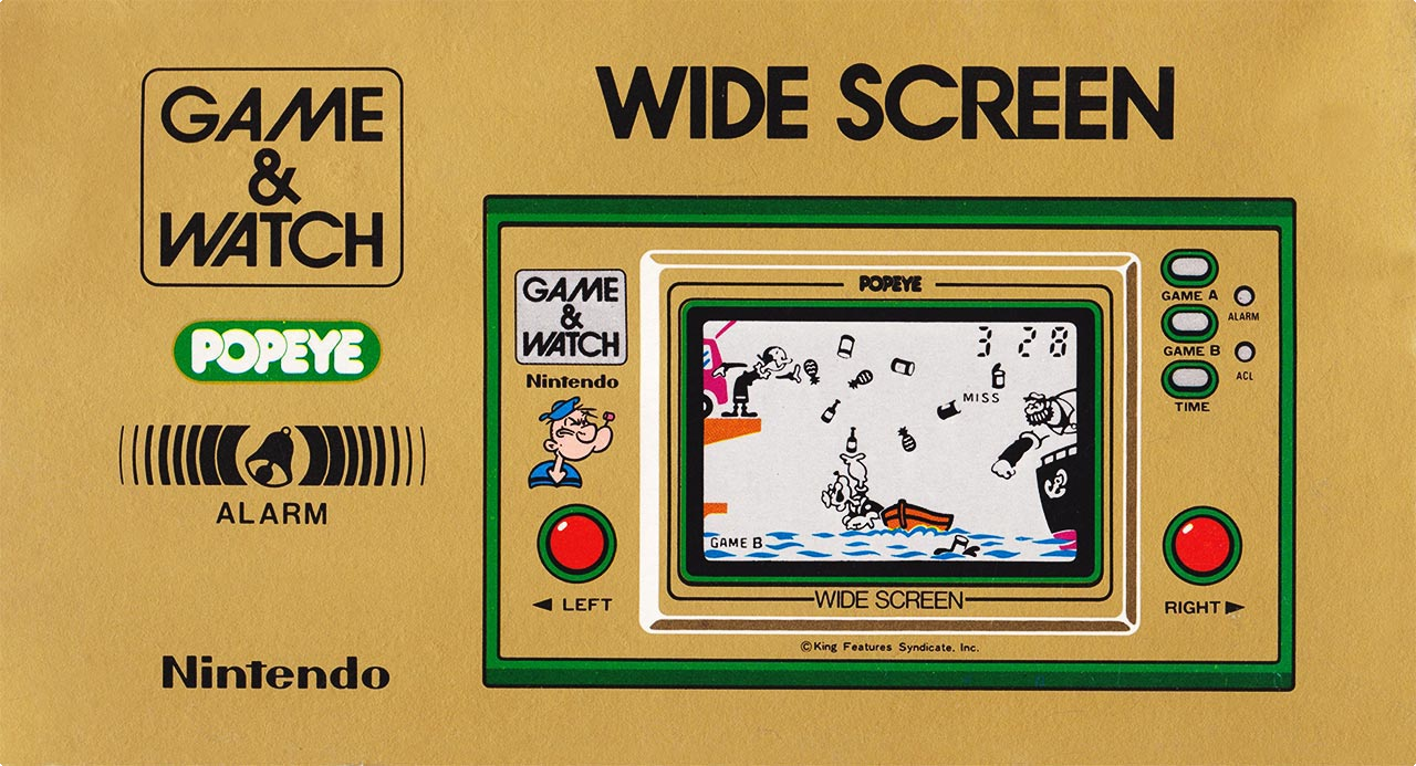 Game & Watch Wide Screen: Popeye – Japanese