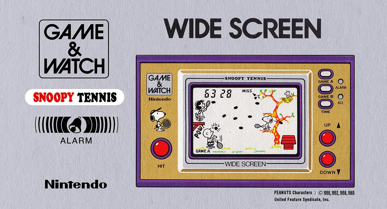 Game & Watch Wide Screen: Snoopy Tennis