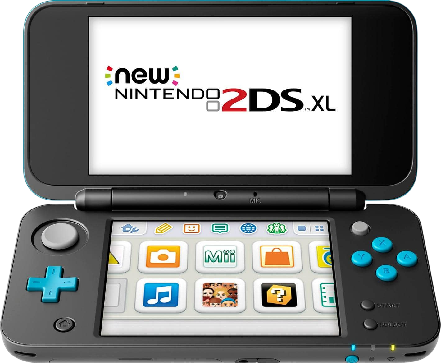 New Nintendo 2DS XL Loose Console – Black/Turqoise