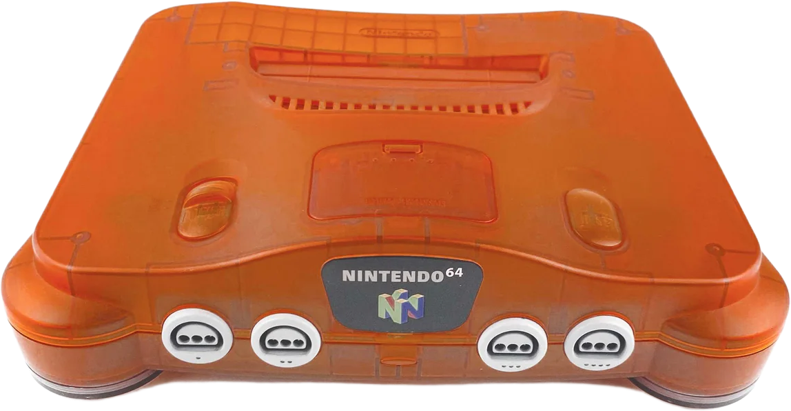 N64 Boxed Console – Fire Orange (Clear) (Funtastic series)