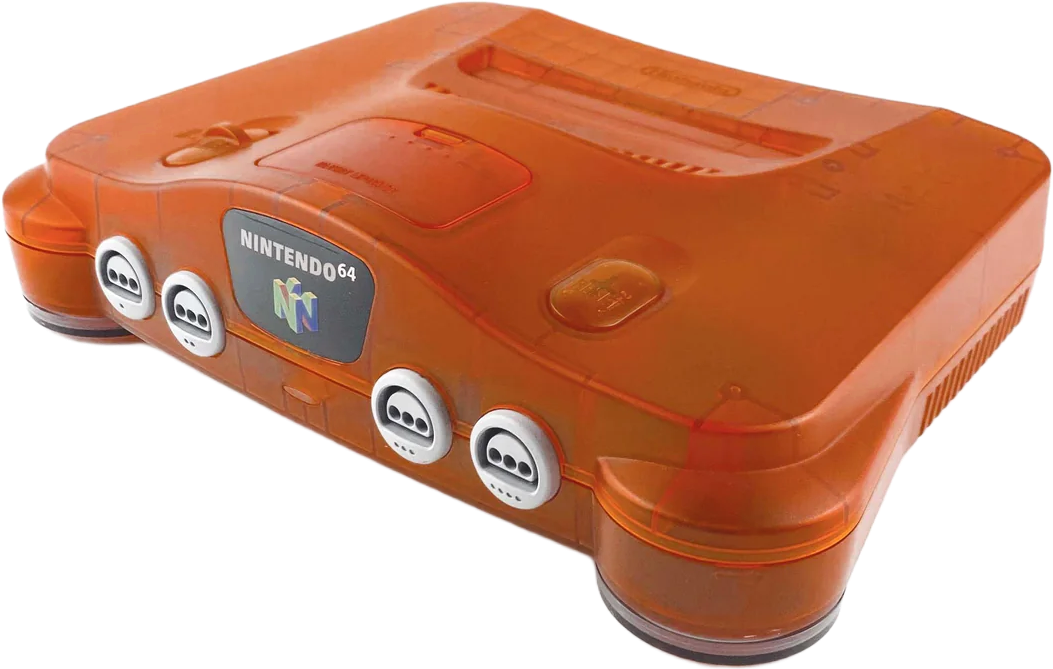 N64 Boxed Console – Fire Orange (Clear) (Funtastic series)