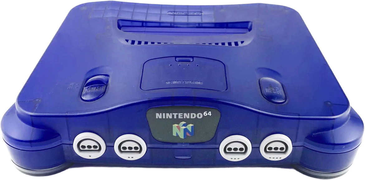 N64 Boxed Console – Grape Purple (Clear) (Funtastic series)