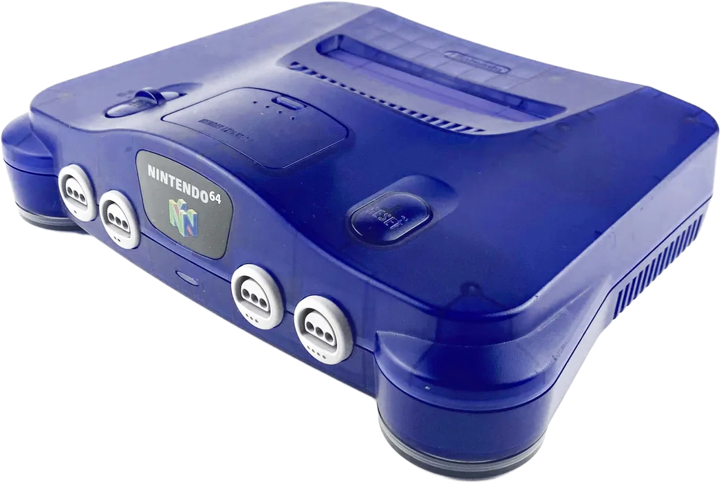 N64 Boxed Console – Grape Purple (Clear) (Funtastic series)