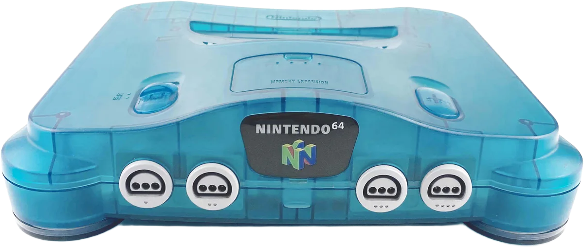 N64 Boxed Console – Ice Blue (Clear) (Funtastic series)