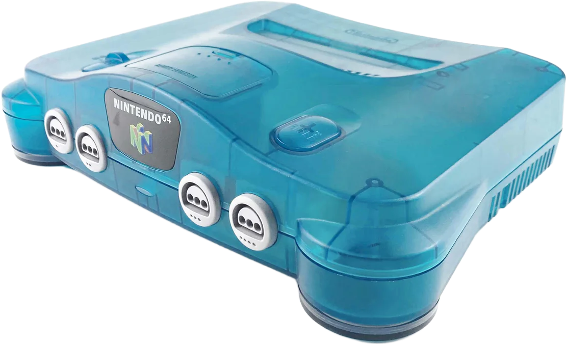 N64 Boxed Console – Ice Blue (Clear) (Funtastic series)