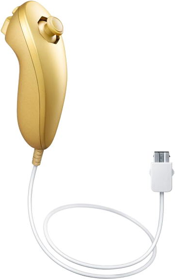 Wii Nunchuk – Gold