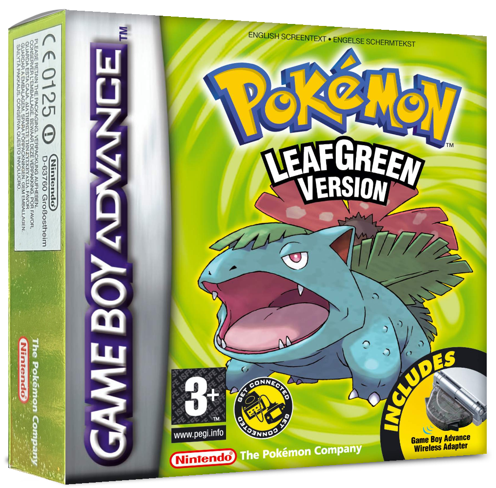 Pokemon LeafGreen with Wireless Adapter