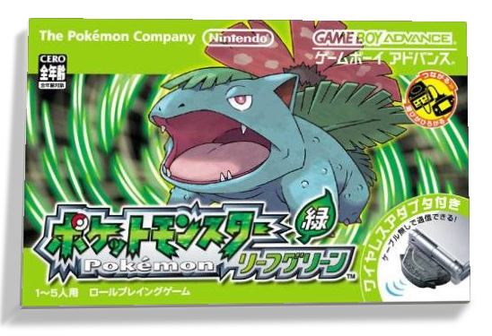 Pokemon LeafGreen with Wireless Adapter – Japanese