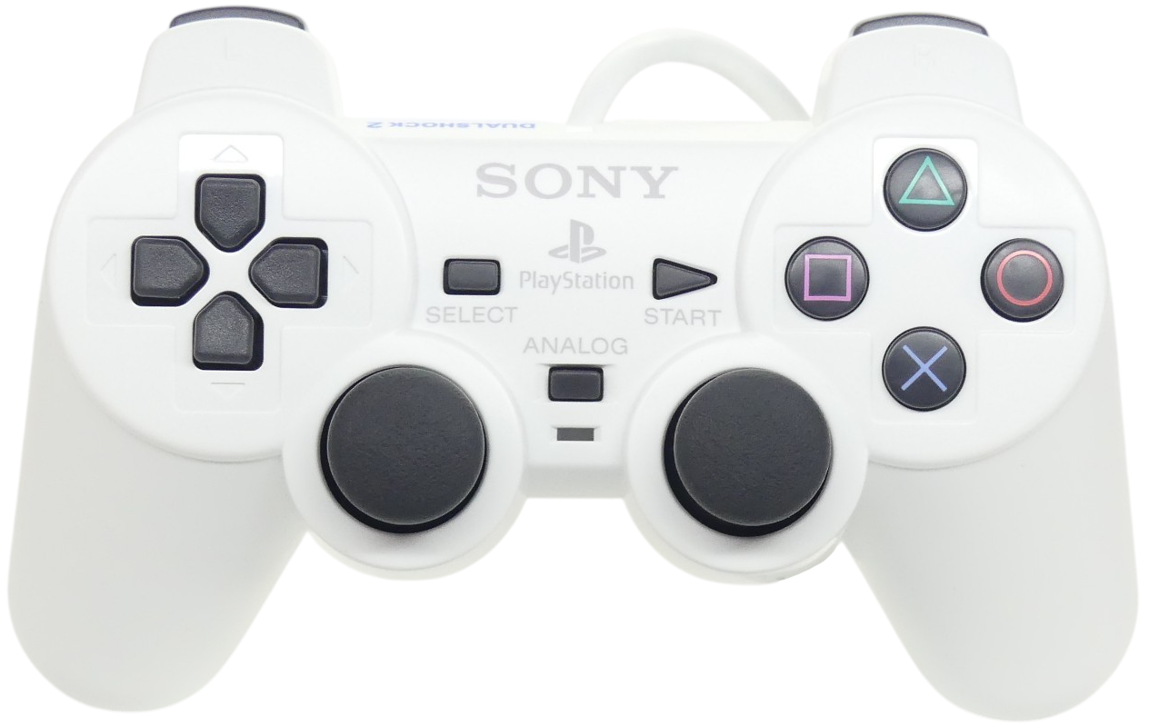 PS2 DualShock Controller – Ceramic White