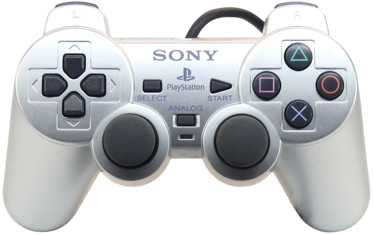 PS2 DualShock Controller – Silver