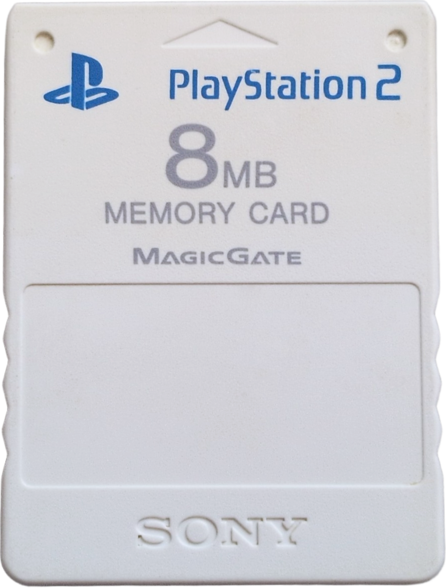 PS2 Memory Card – White