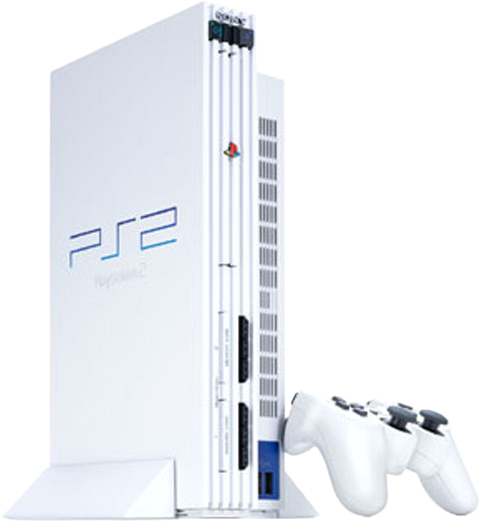 PS2 Loose Console – White – Japanese