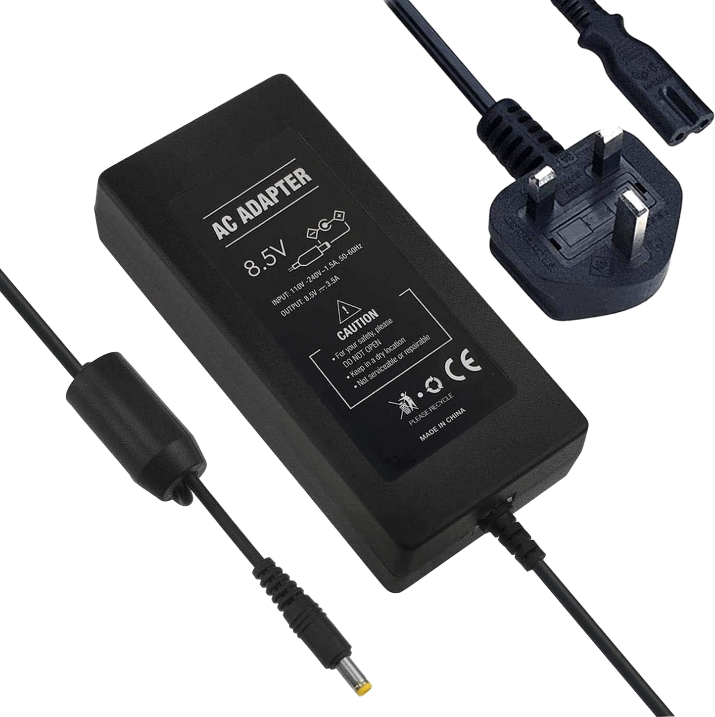 PS2 Slimline Power Supply – UK Plug