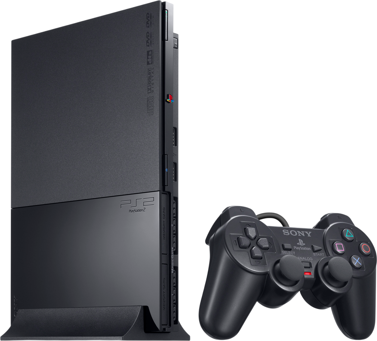 PS2 Slimline Loose Console – Black