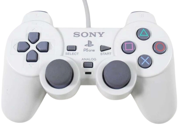 PS1 PS One DualShock Controller – Light Grey