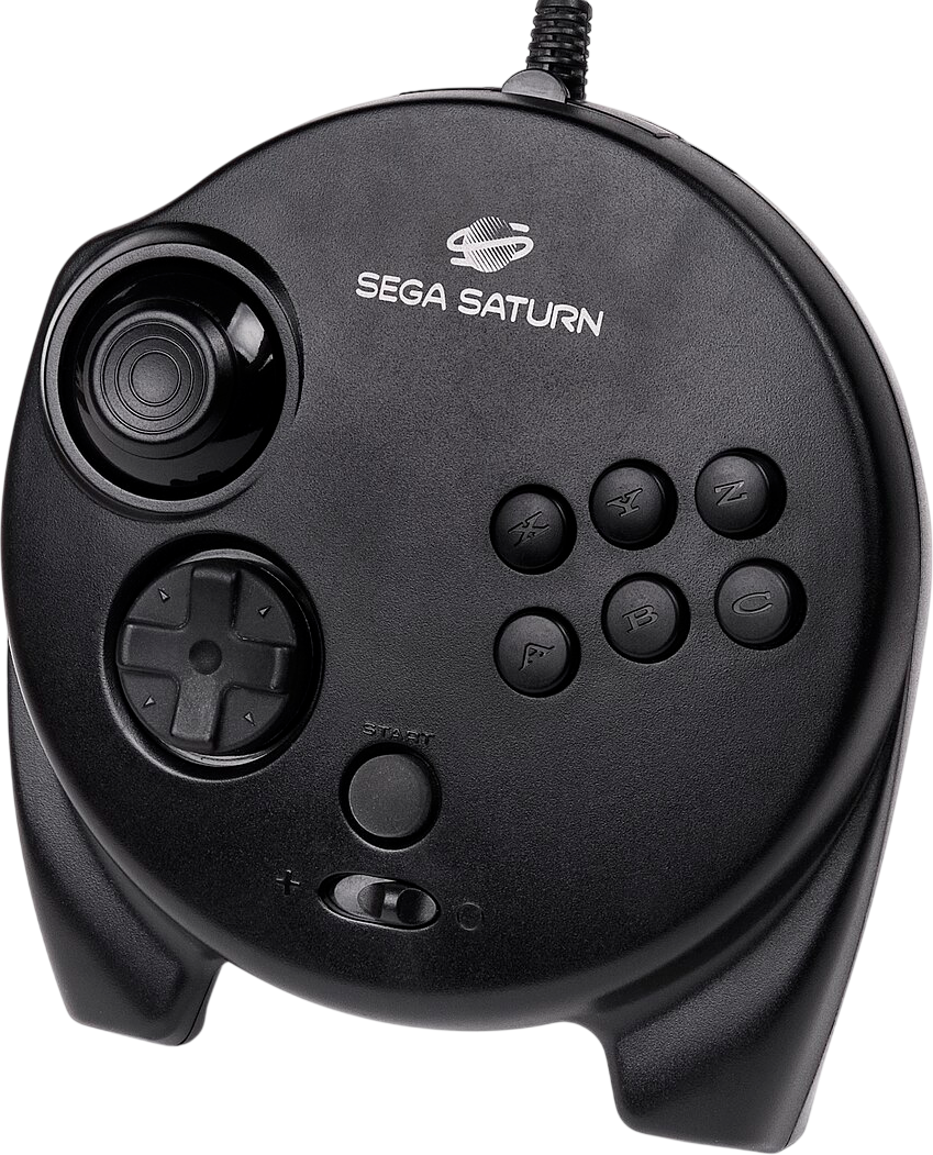 Sega Saturn 3D Controller – Black