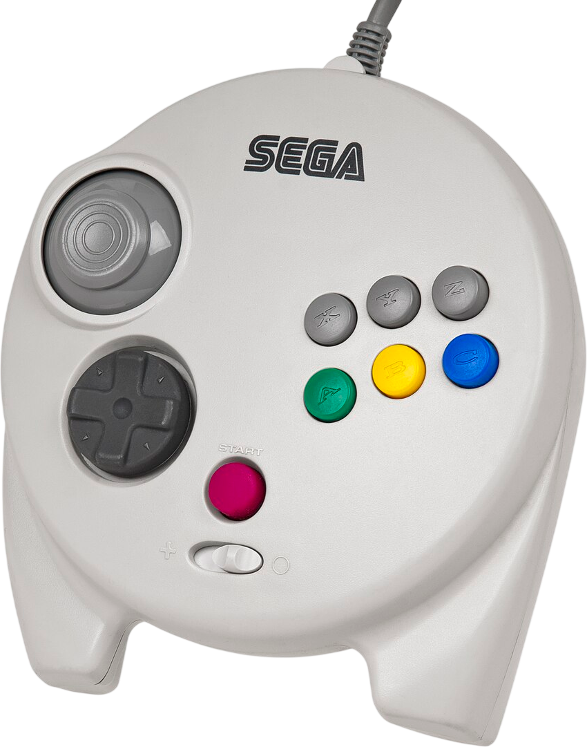 Sega Saturn 3D Controller – Light Grey