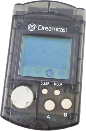 Dreamcast Visual Memory Unit – Clear Black