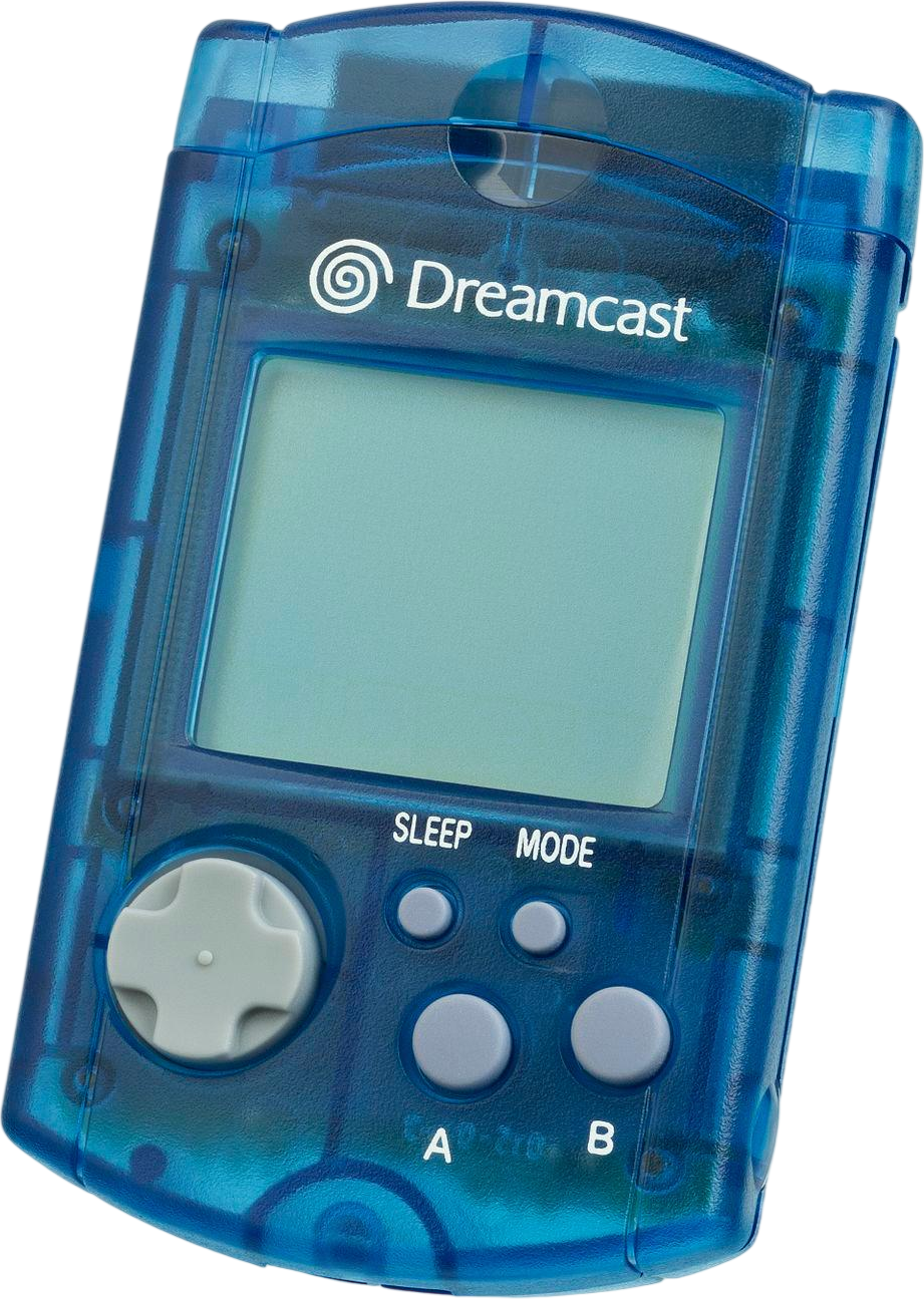Dreamcast Visual Memory Unit – Clear Blue