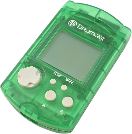 Dreamcast Visual Memory Unit – Clear Green