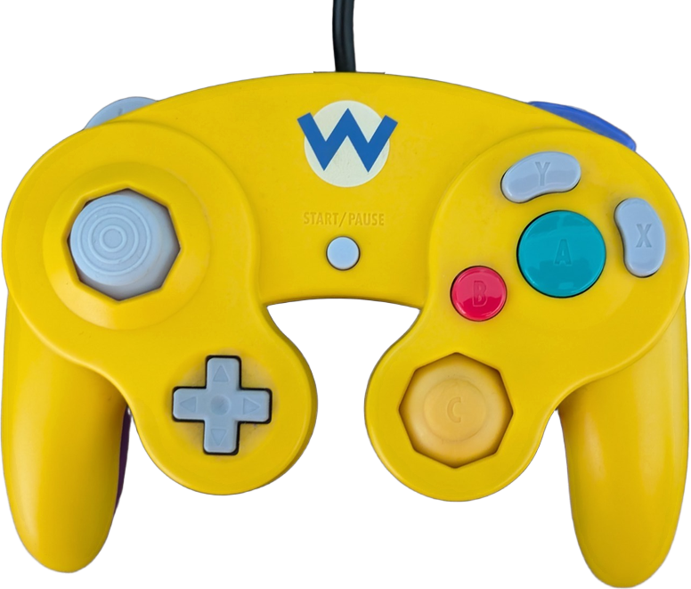 GameCube Controller – Club Nintendo Wario Yellow/Purple