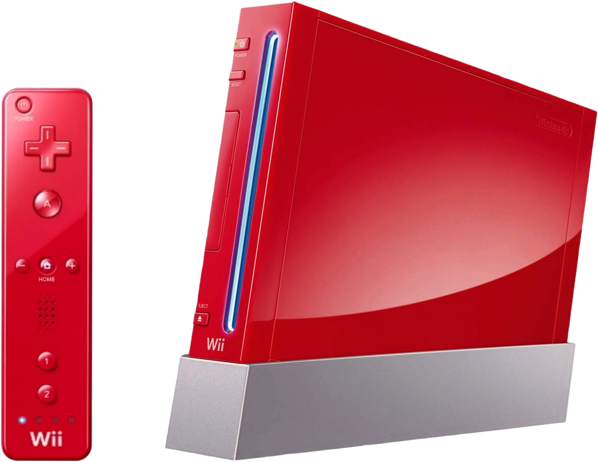 Nintendo Wii Loose Console – Red