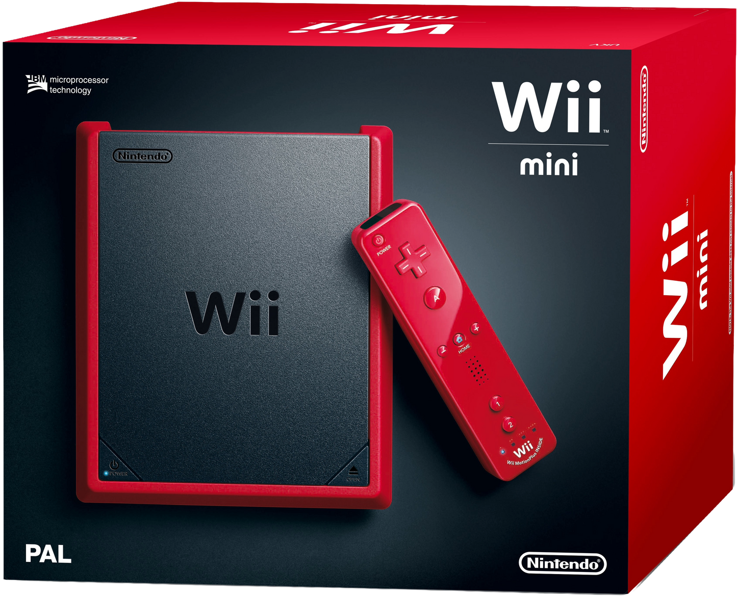 Nintendo Wii Mini Boxed Console – Red/Black