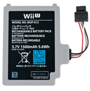 Nintendo Wii U GamePad Battery Replacement – WUP-002 1500mAh